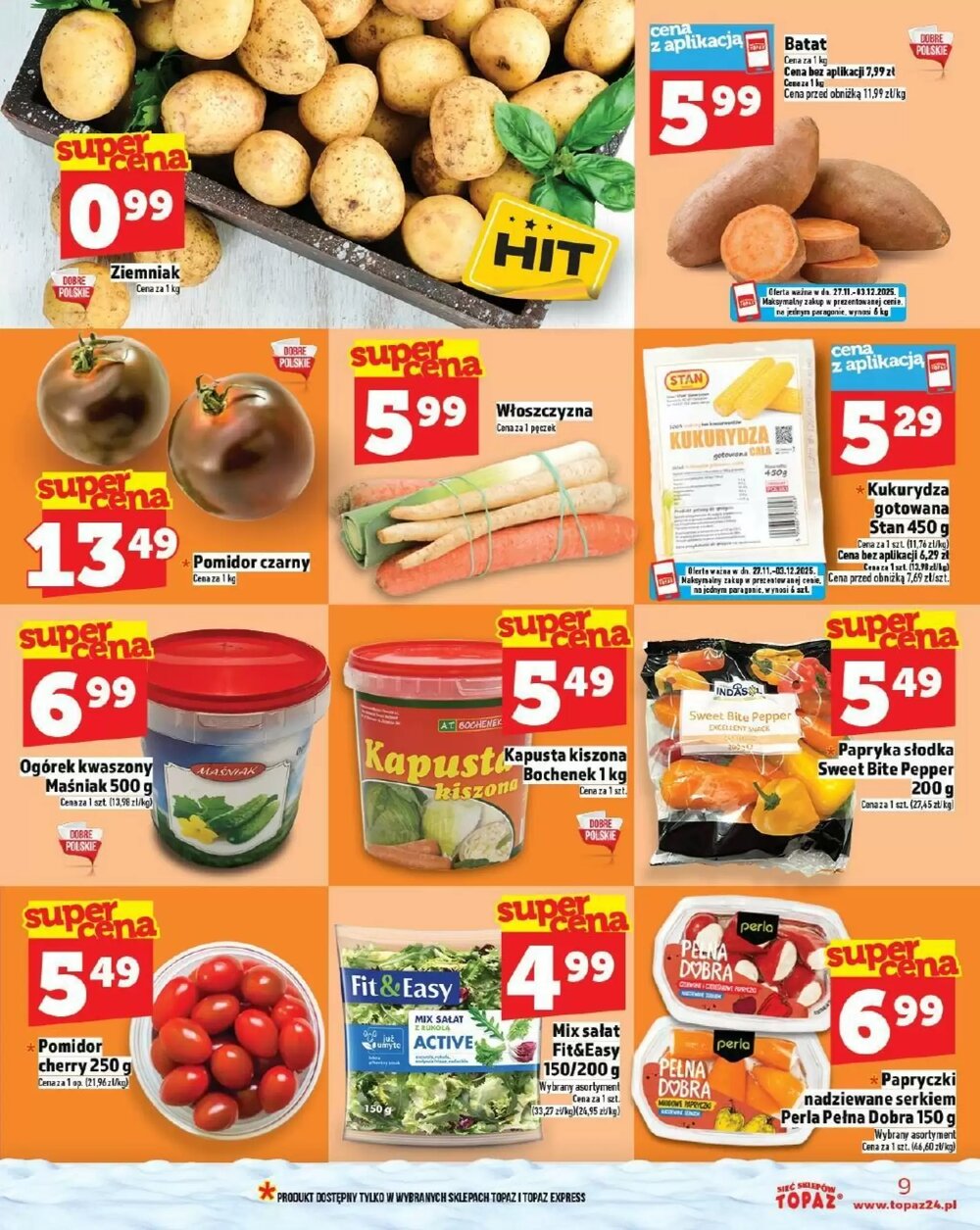 Gazetka promocyjna Topaz  ważna od 27.11.2025 - Strona 9.