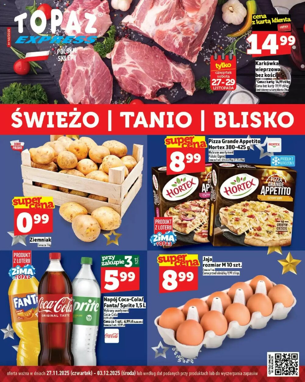 Gazetka promocyjna Topaz Express  ważna od 27.11.2025 - Strona 1.
