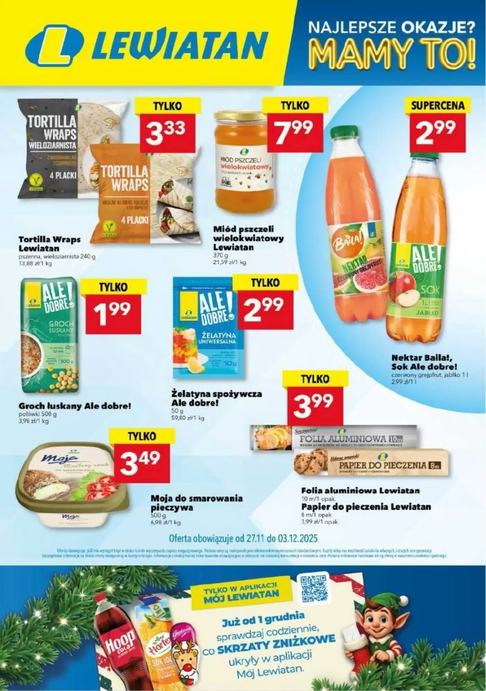 Gazetka promocyjna Lewiatan  ważna od 27.11.2025 - Strona 1.