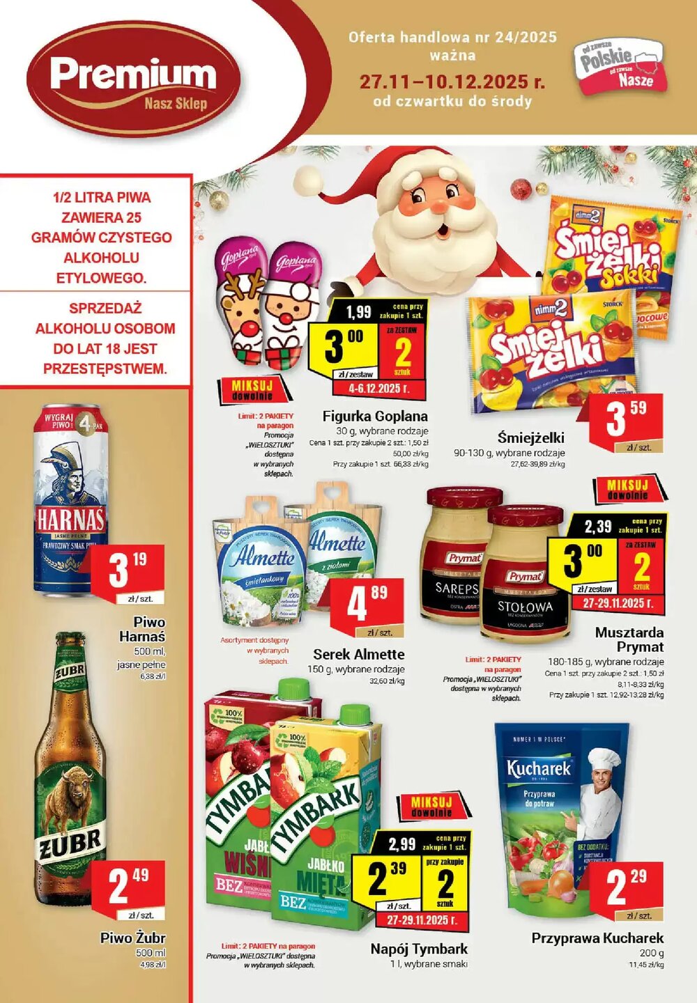 Gazetka promocyjna Premium Nasz Sklep  ważna od 27.11.2025 - Strona 1.
