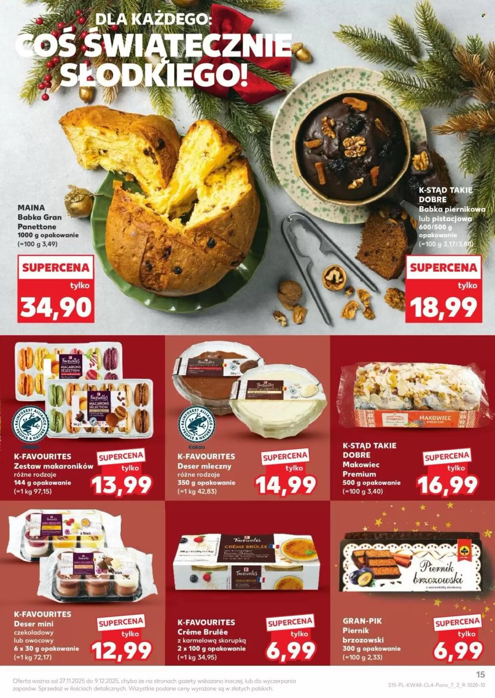 Gazetka promocyjna Kaufland  ważna od 27.11.2025 - Strona 15.