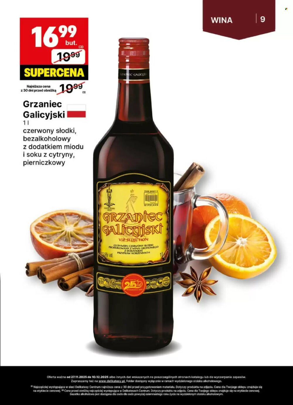 Gazetka promocyjna Delikatesy Centrum  ważna od 27.11.2025 - Strona 9.