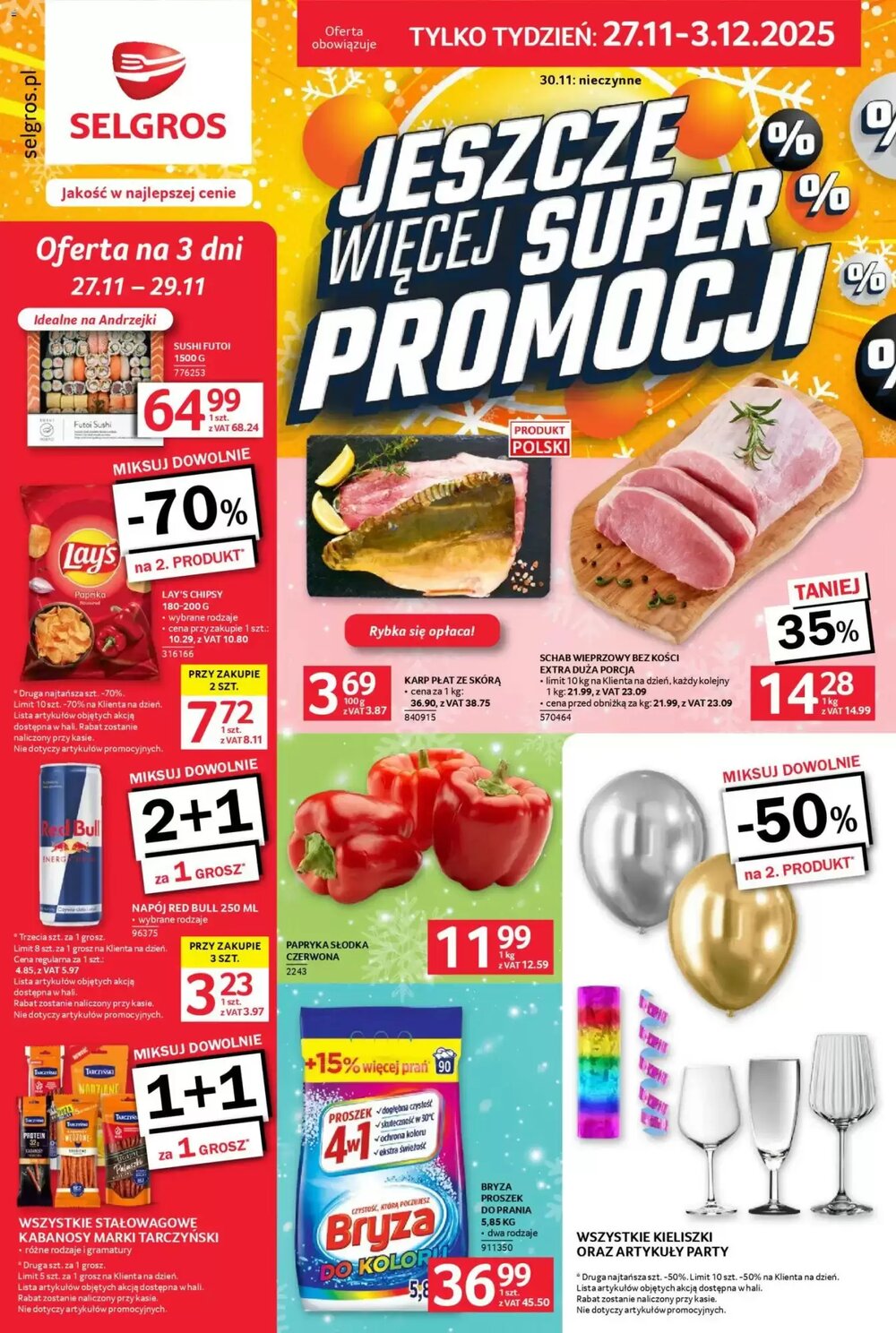 Gazetka promocyjna Selgros  ważna od 27.11.2025 - Strona 1.
