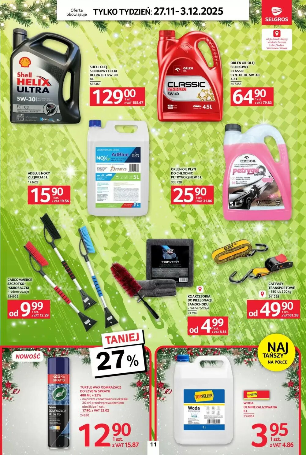 Gazetka promocyjna Selgros  ważna od 27.11.2025 - Strona 11.