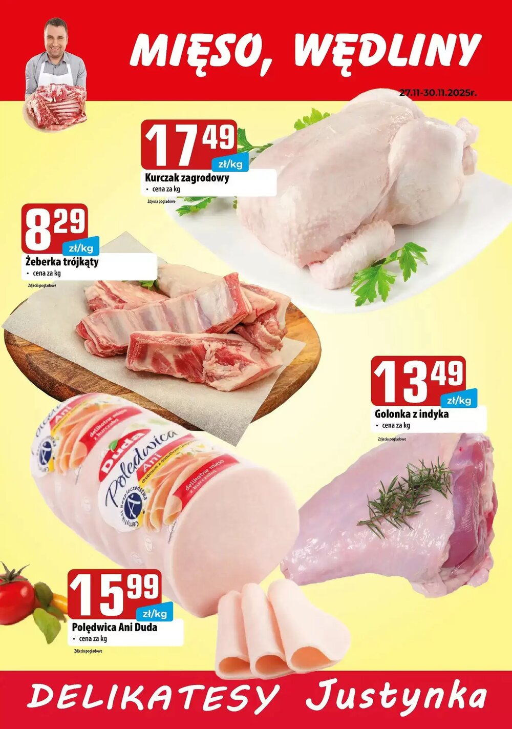 Gazetka promocyjna Delikatesy Justynka  ważna od 27.11.2025 - Strona 2.