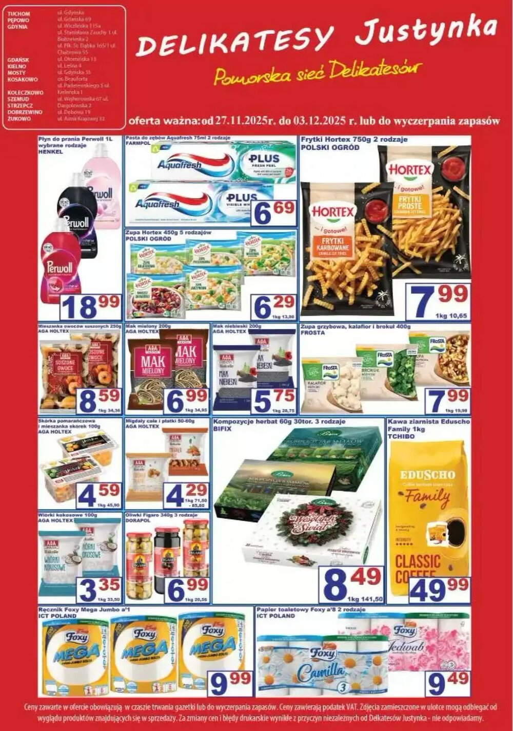 Gazetka promocyjna Delikatesy Justynka  ważna od 27.11.2025 - Strona 2.