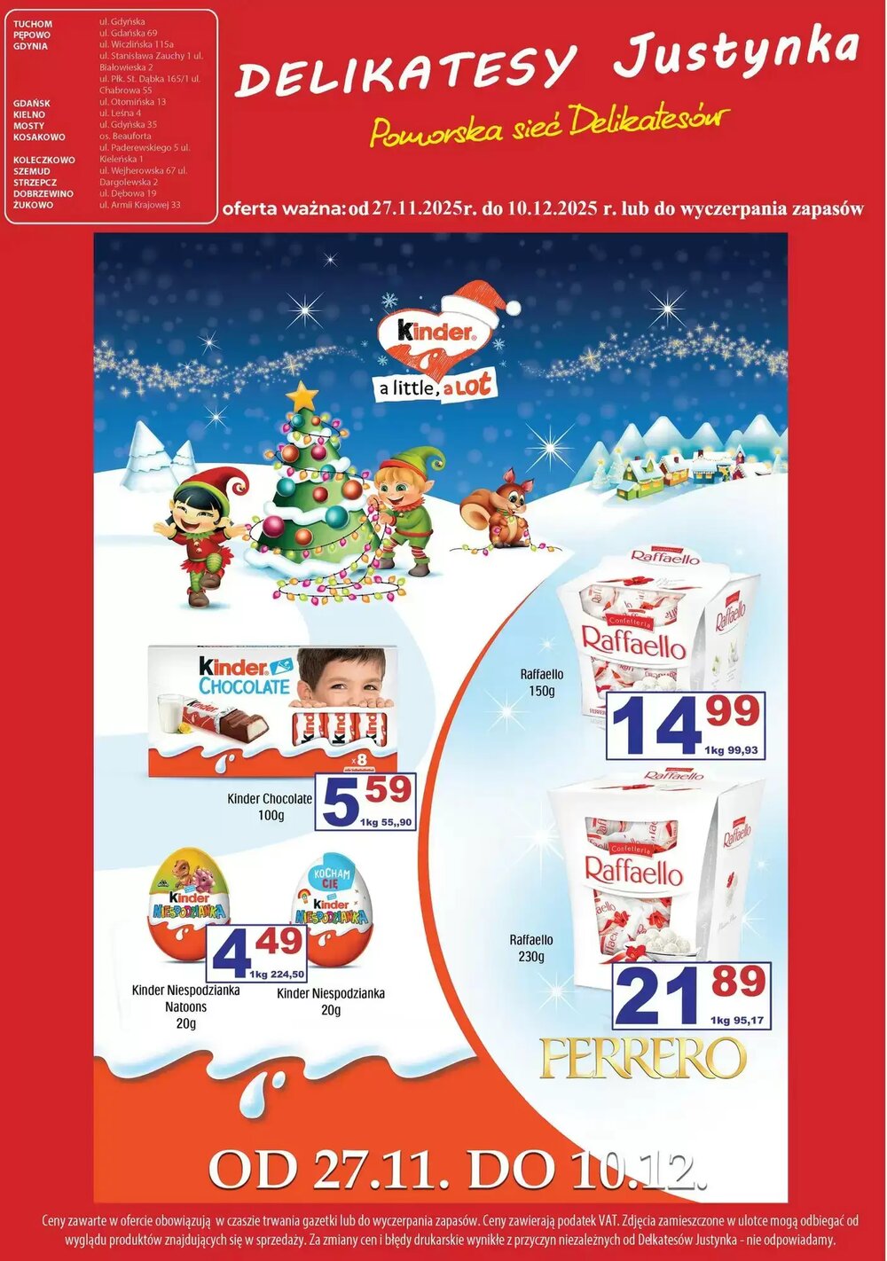 Gazetka promocyjna Delikatesy Justynka  ważna od 27.11.2025 - Strona 2.