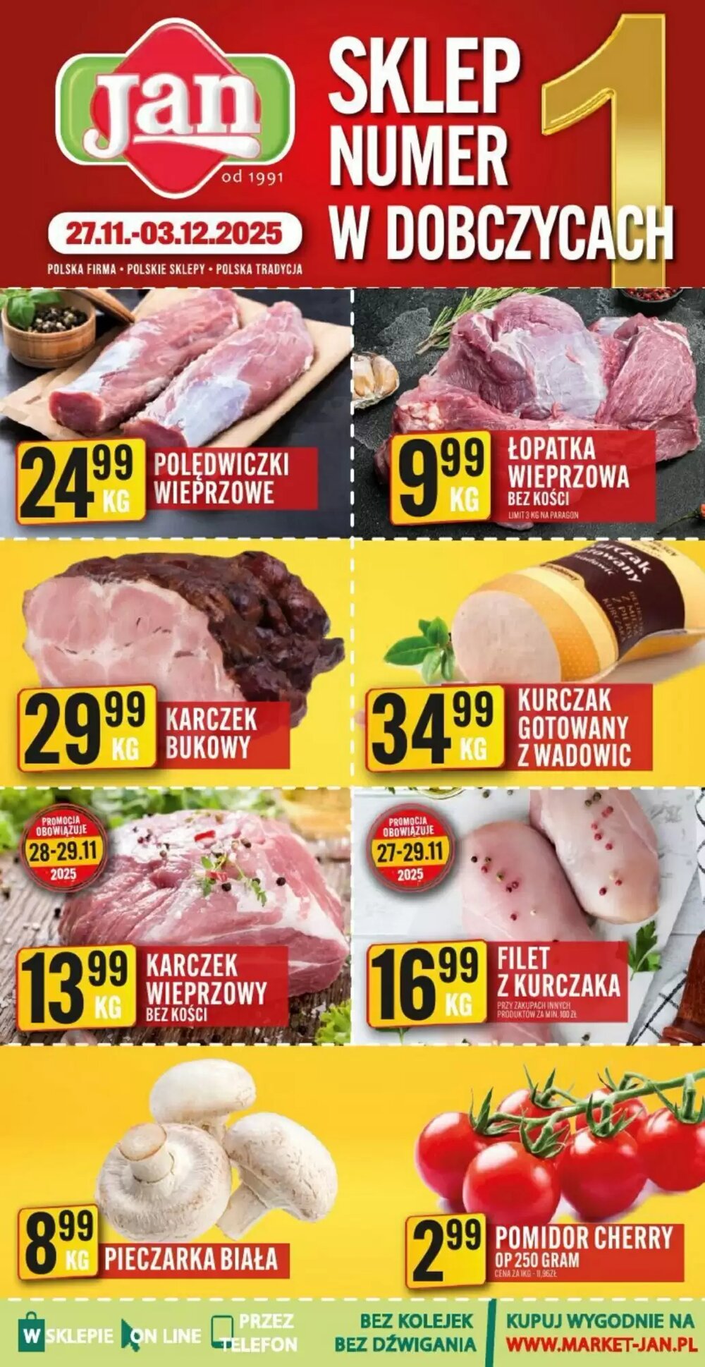 Gazetka promocyjna Market Jan  ważna od 27.11.2025 - Strona 1.
