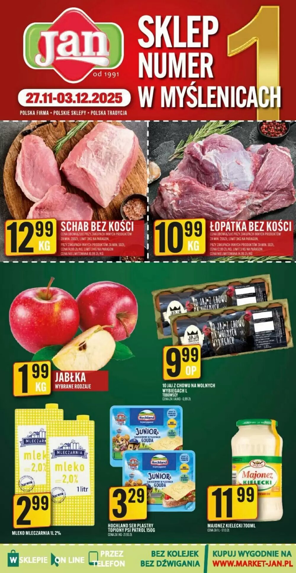 Gazetka promocyjna Market Jan  ważna od 27.11.2025 - Strona 1.