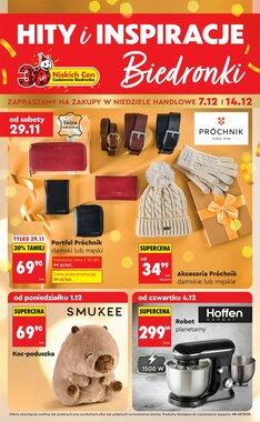 Gazetka promocyjna Biedronka ważna od 29.11.2025