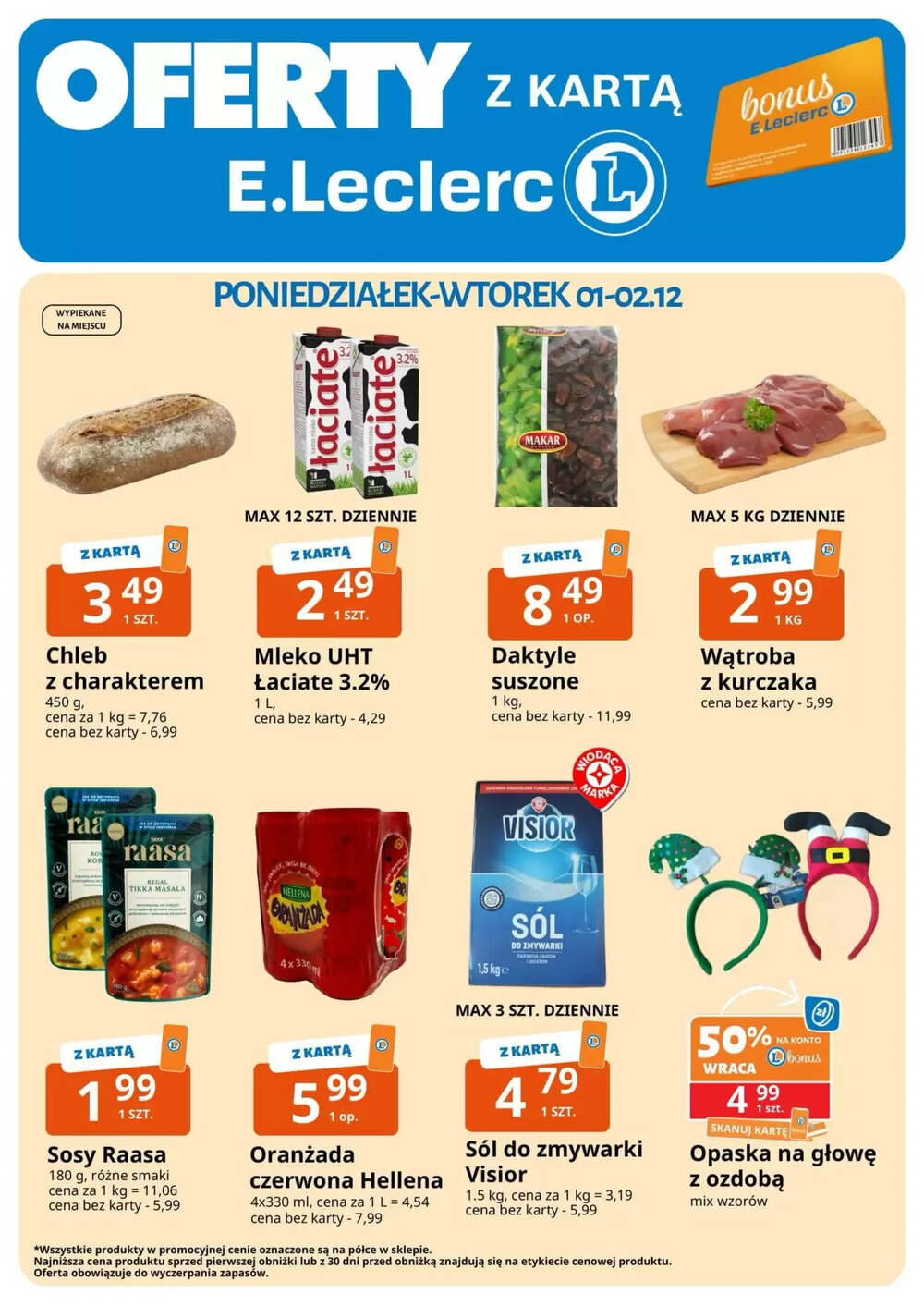 Gazetka promocyjna E.Leclerc  ważna od 01.12.2025 - Strona 1.