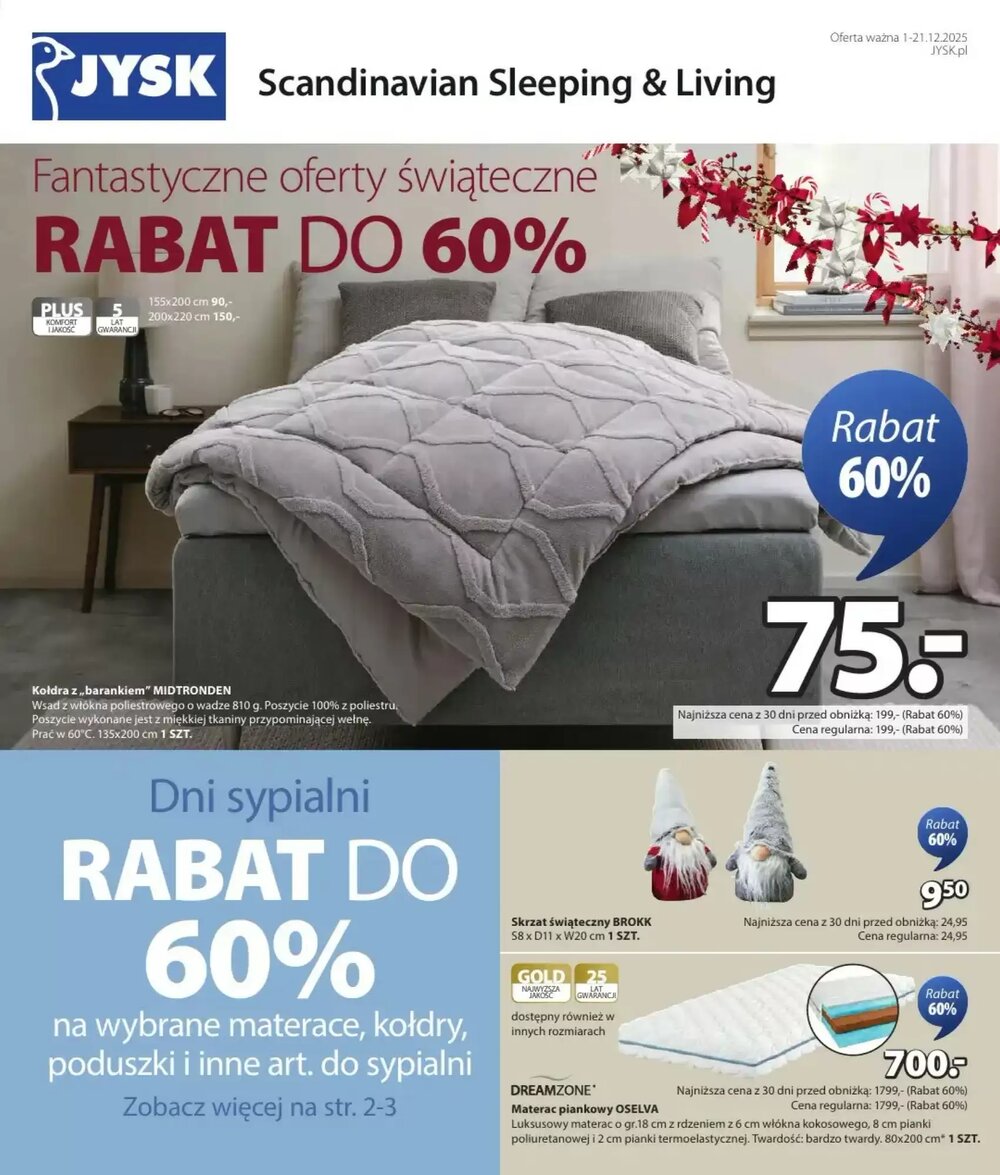 Gazetka promocyjna JYSK  ważna od 01.12.2025 - Strona 1.