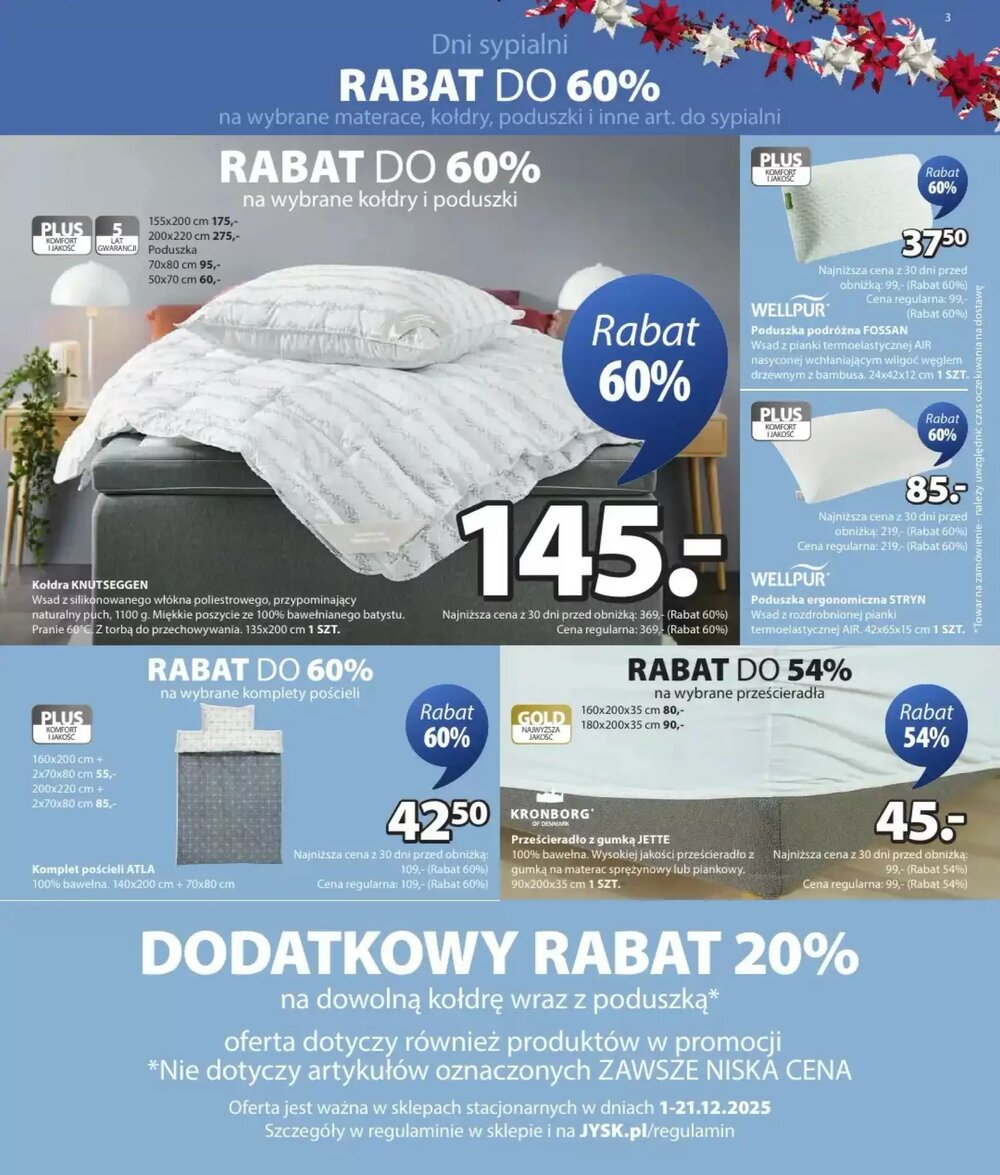 Gazetka promocyjna JYSK  ważna od 01.12.2025 - Strona 3.