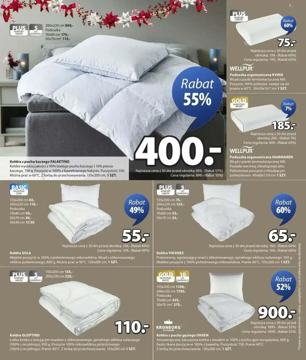 Gazetka promocyjna JYSK  ważna od 01.12.2025 - Strona 5.