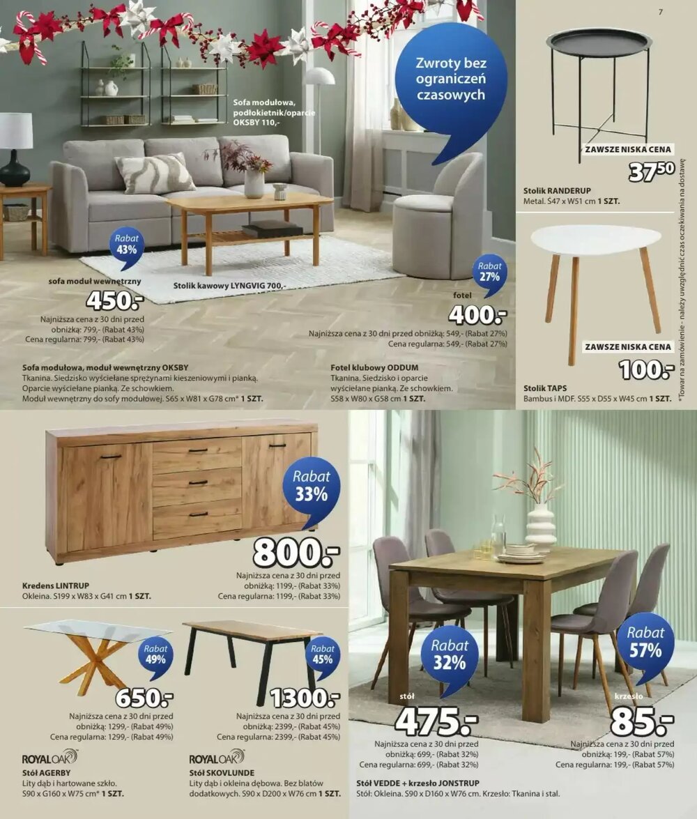 Gazetka promocyjna JYSK  ważna od 01.12.2025 - Strona 7.