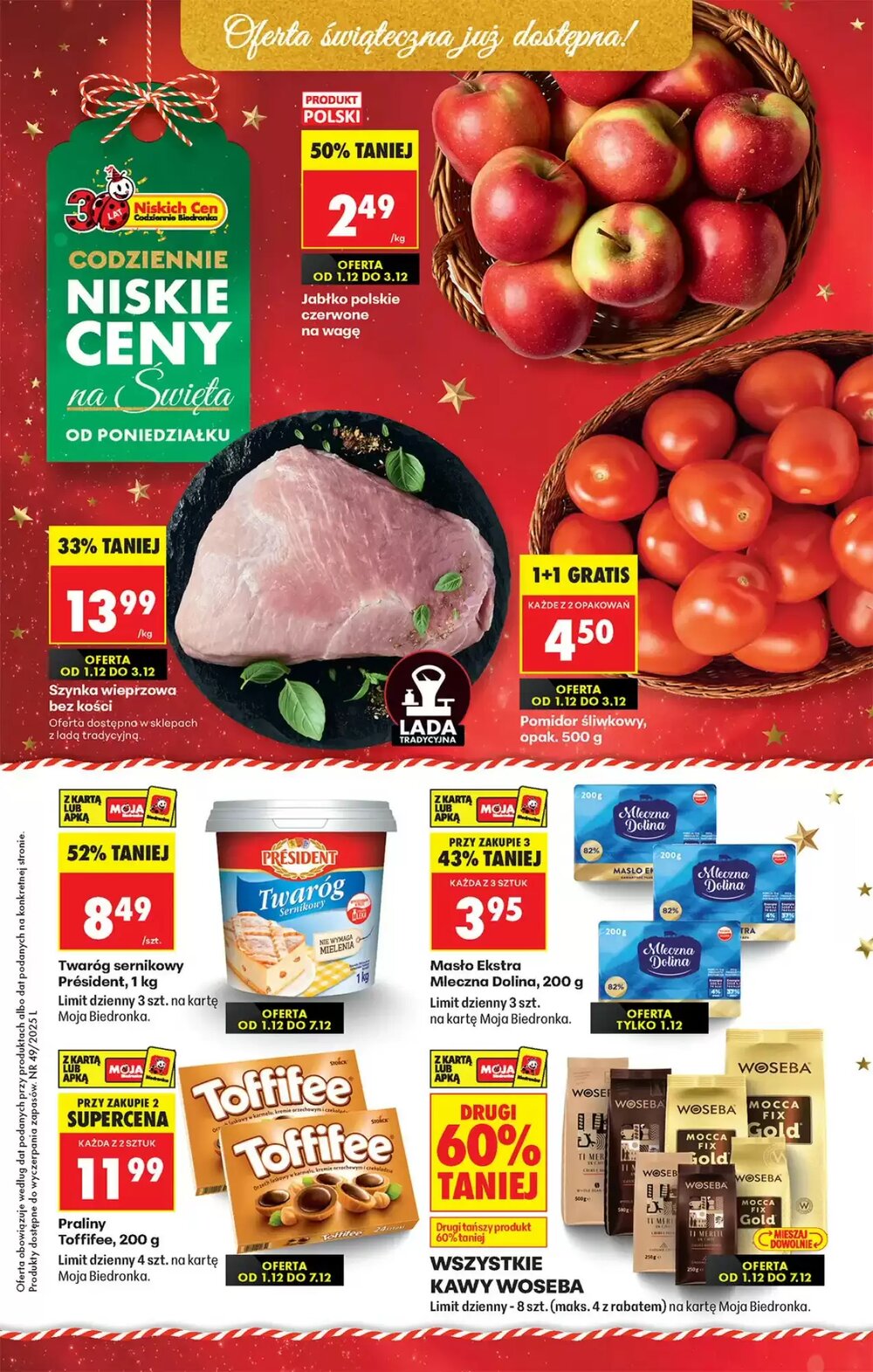 Gazetka promocyjna Biedronka  ważna od 01.12.2025 - Strona 1.