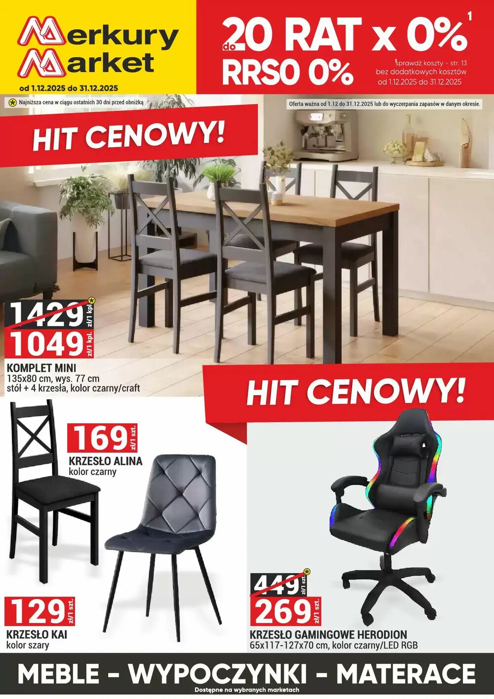 Gazetka promocyjna Merkury Market  ważna od 01.12.2025 - Strona 1.