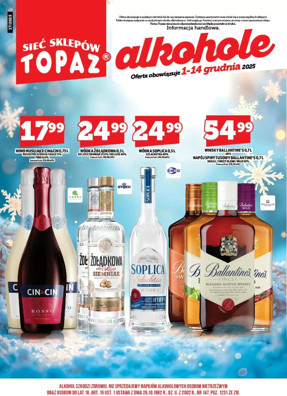 Gazetka promocyjna Topaz  ważna od 01.12.2025 - Strona 1.