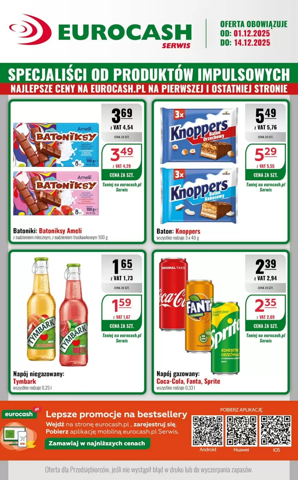 Gazetka promocyjna Eurocash  ważna od 01.12.2025 - Strona 1.