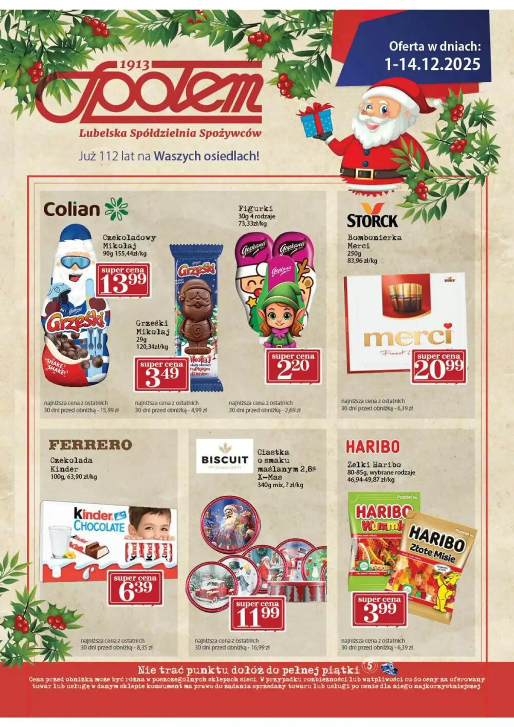 Gazetka promocyjna Społem  ważna od 01.12.2025 - Strona 1.