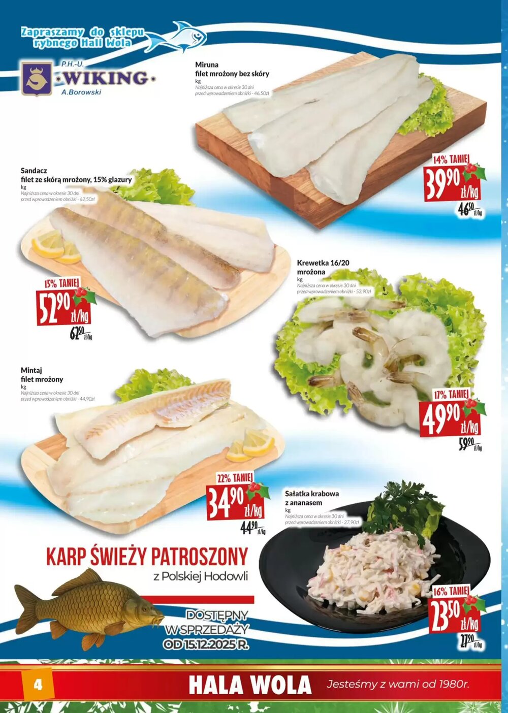 Gazetka promocyjna Hala Wola  ważna od 01.12.2025 - Strona 4.