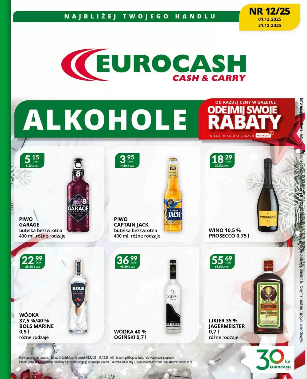 Gazetka promocyjna Eurocash Cash & Carry  ważna od 01.12.2025 - Strona 1.