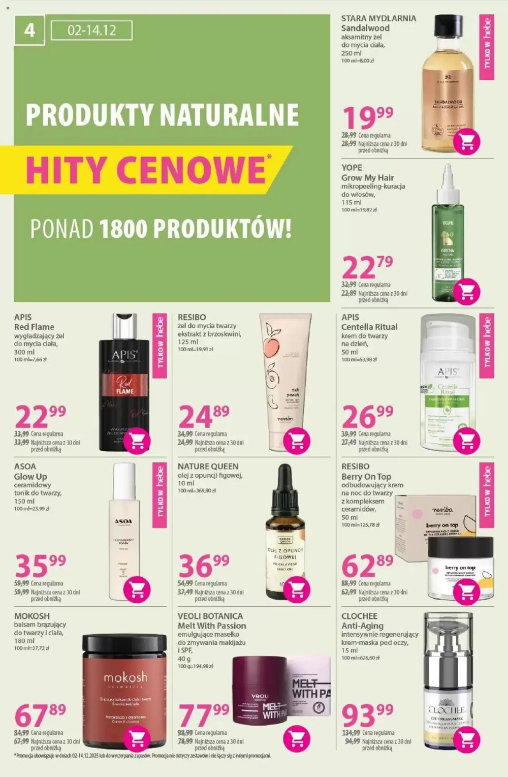 Gazetka promocyjna Hebe  ważna od 02.12.2025 - Strona 4.