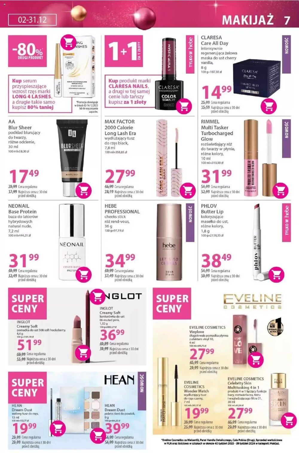 Gazetka promocyjna Hebe  ważna od 02.12.2025 - Strona 7.