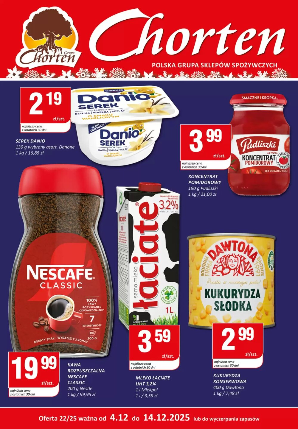 Gazetka promocyjna Chorten  ważna od 04.12.2025 - Strona 1.
