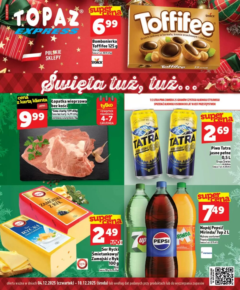 Gazetka promocyjna Topaz Express  ważna od 04.12.2025 - Strona 1.
