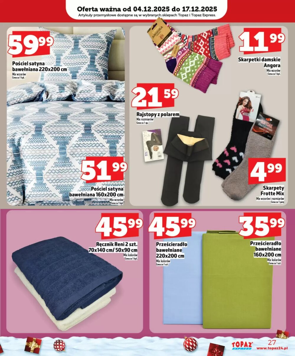 Gazetka promocyjna Topaz Express  ważna od 04.12.2025 - Strona 27.