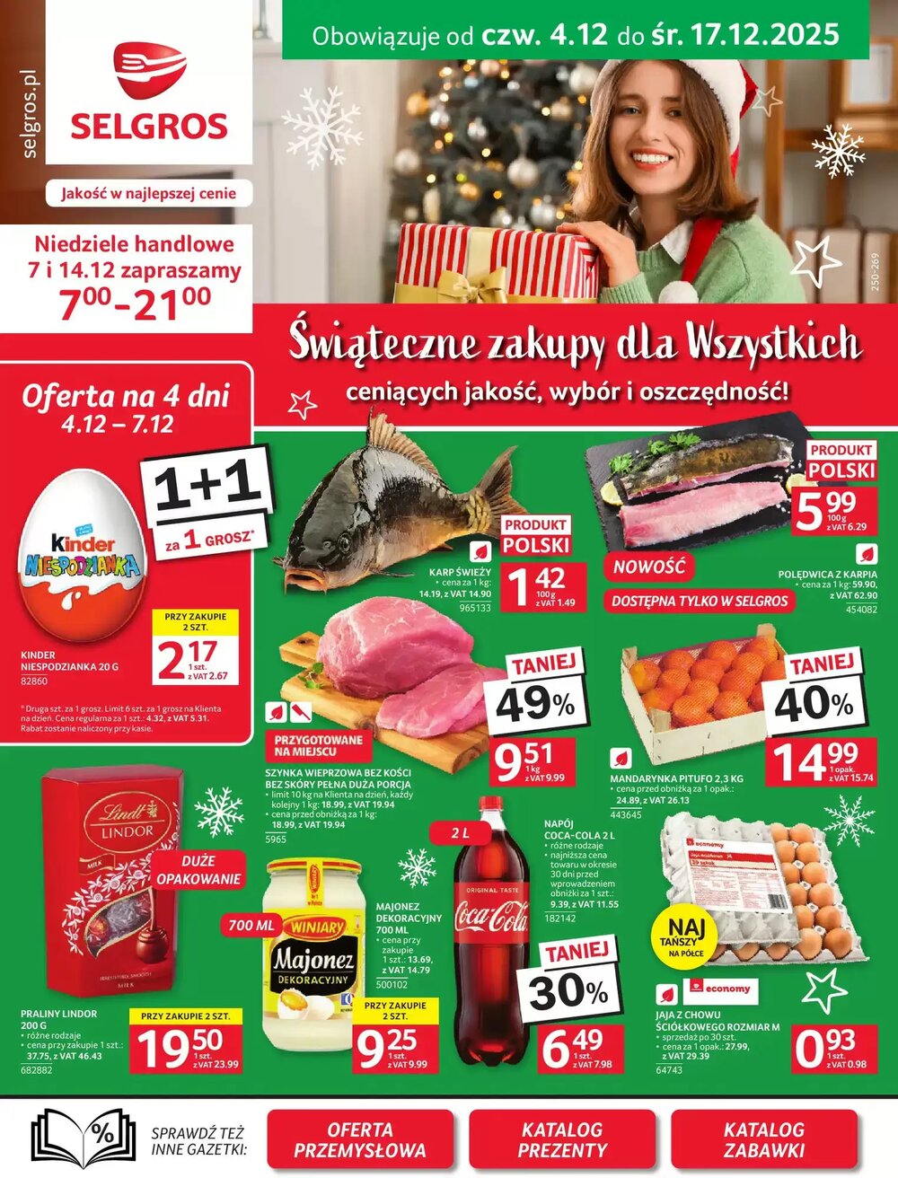 Gazetka promocyjna Selgros  ważna od 04.12.2025 - Strona 1.