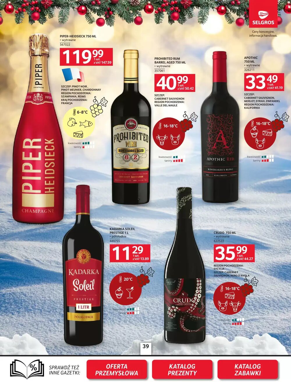 Gazetka promocyjna Selgros  ważna od 04.12.2025 - Strona 39.