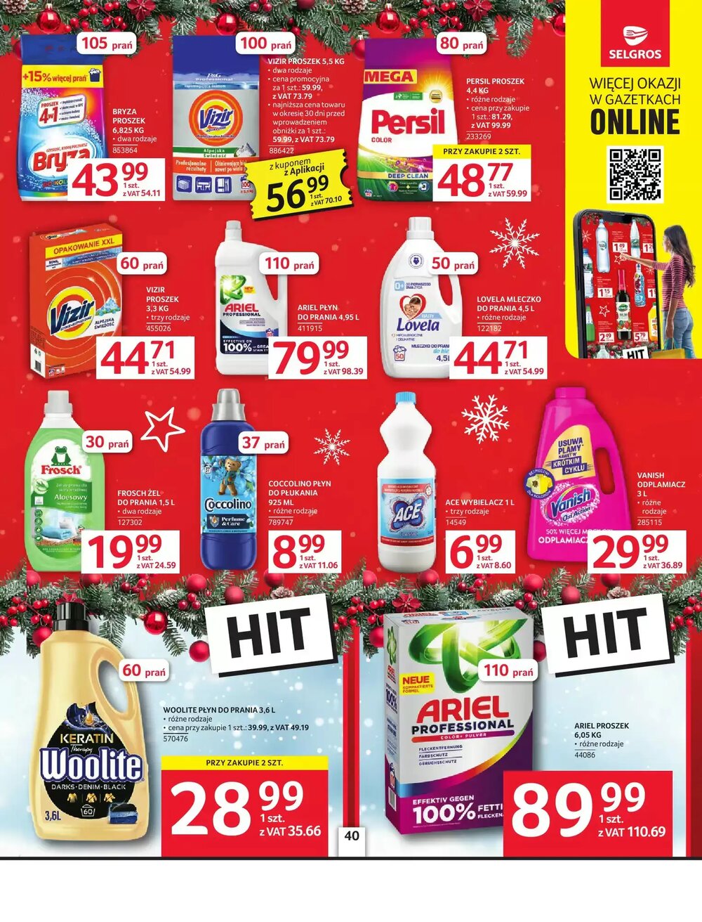 Gazetka promocyjna Selgros  ważna od 04.12.2025 - Strona 40.