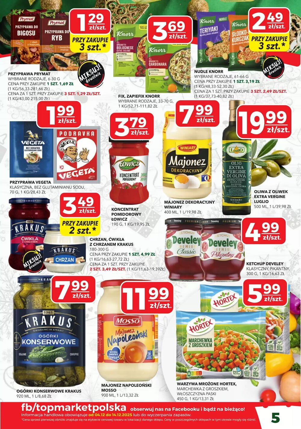 Gazetka promocyjna Top Market  ważna od 04.12.2025 - Strona 5.
