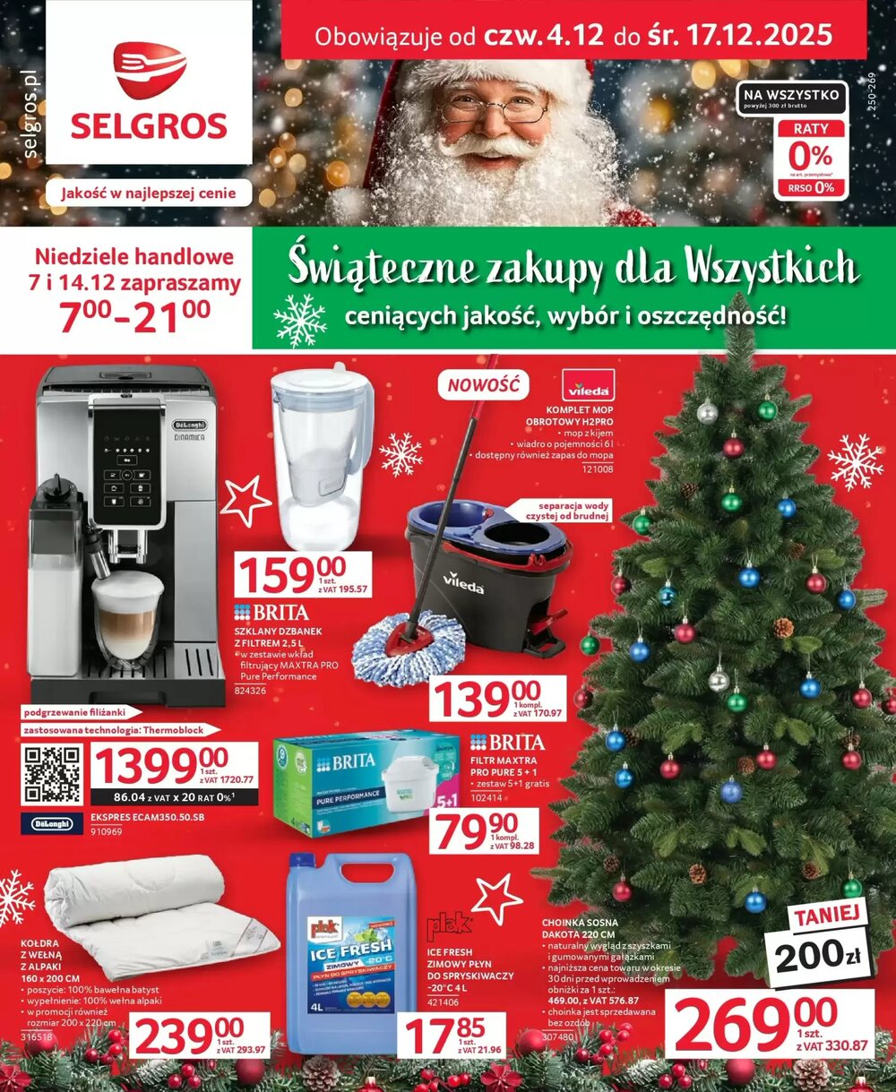 Gazetka promocyjna Selgros  ważna od 04.12.2025 - Strona 1.