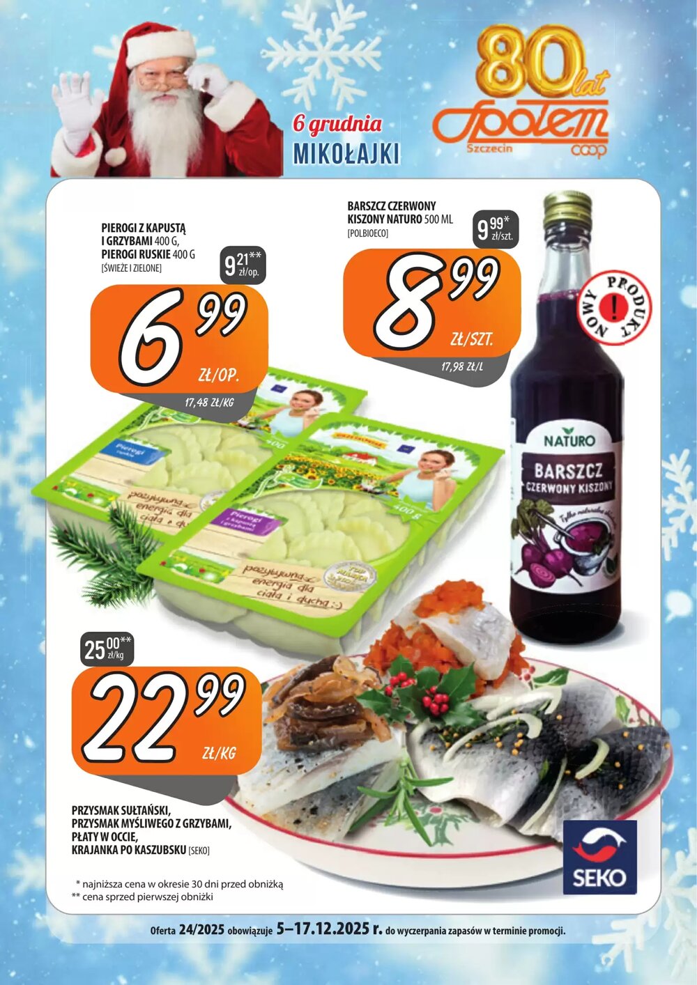 Gazetka promocyjna Społem  ważna od 05.12.2025 - Strona 1.