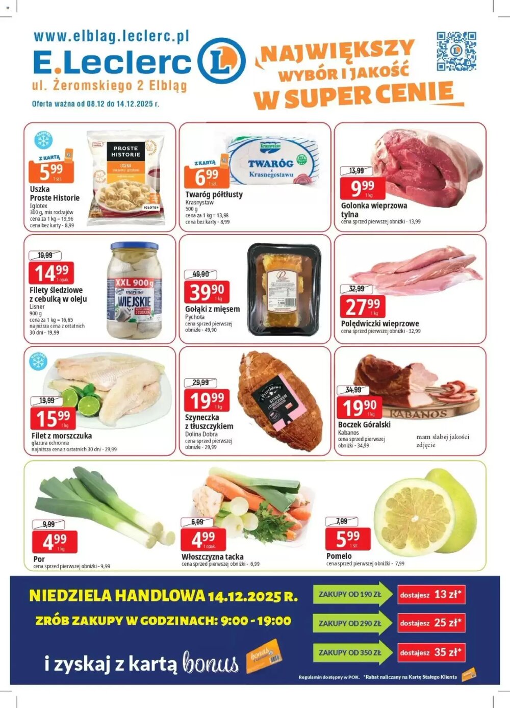 Gazetka promocyjna E.Leclerc  ważna od 08.12.2025 - Strona 1.