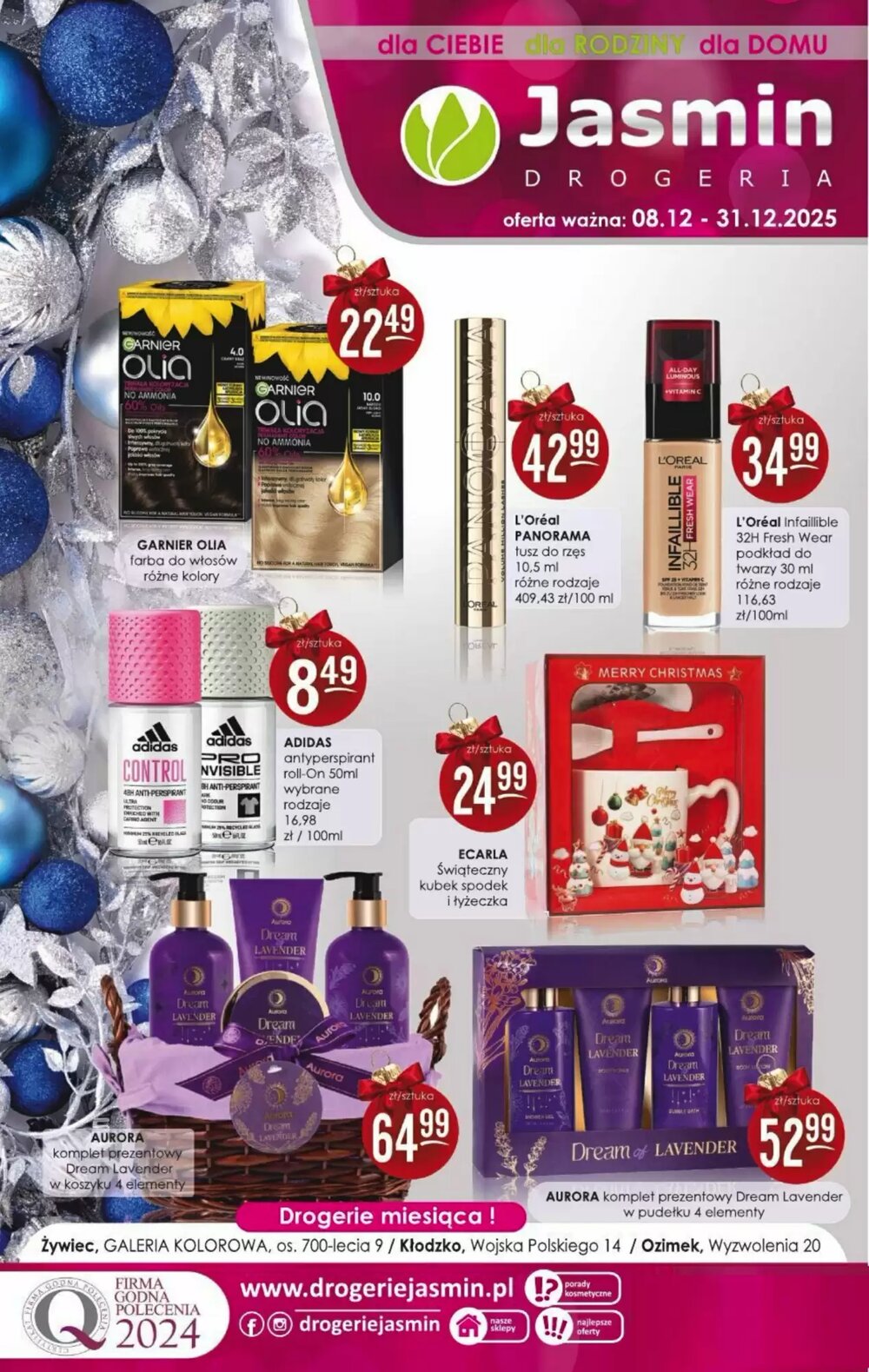 Gazetka promocyjna Jaśmin  ważna od 08.12.2025 - Strona 1.