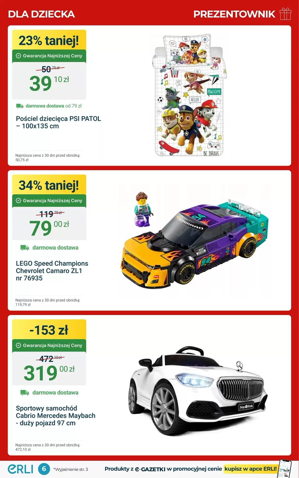 Gazetka promocyjna ERLI  ważna od 08.12.2025 - Strona 6.