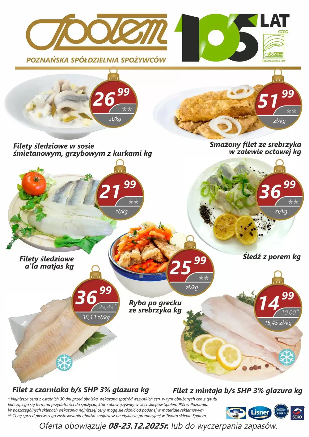 Gazetka promocyjna Społem  ważna od 08.12.2025 - Strona 1.