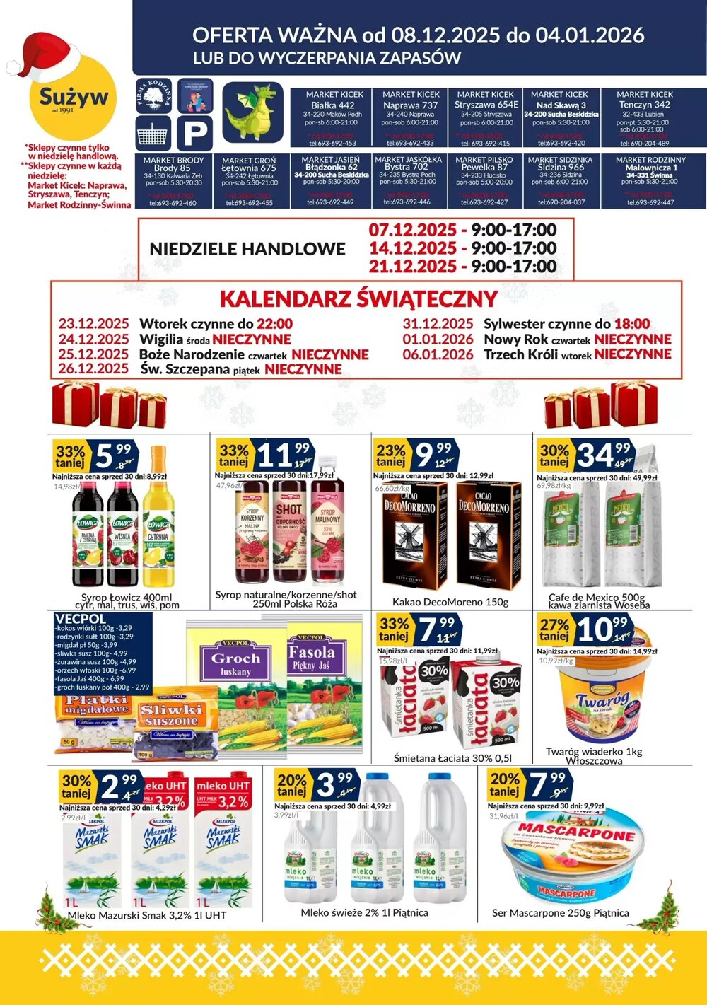 Gazetka promocyjna Sużyw  ważna od 08.12.2025 - Strona 2.