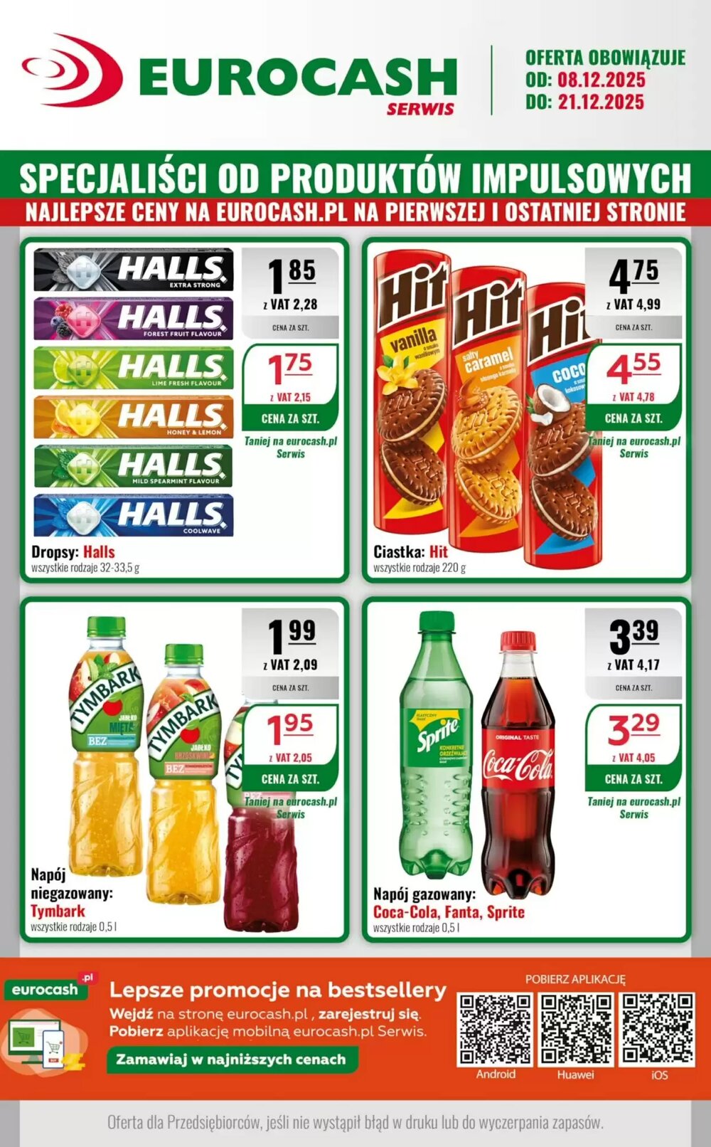 Gazetka promocyjna Eurocash  ważna od 08.12.2025 - Strona 1.