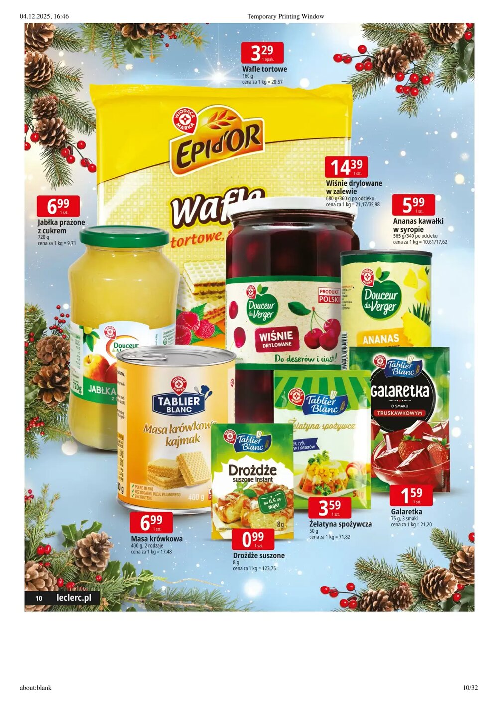 Gazetka promocyjna E.Leclerc  ważna od 09.12.2025 - Strona 10.