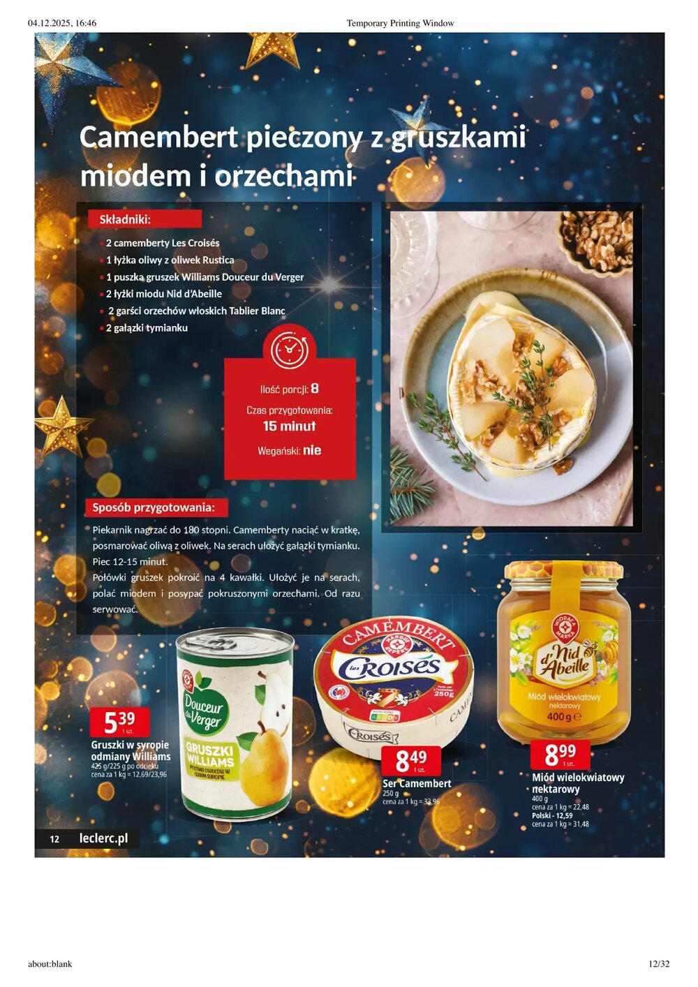 Gazetka promocyjna E.Leclerc  ważna od 09.12.2025 - Strona 12.