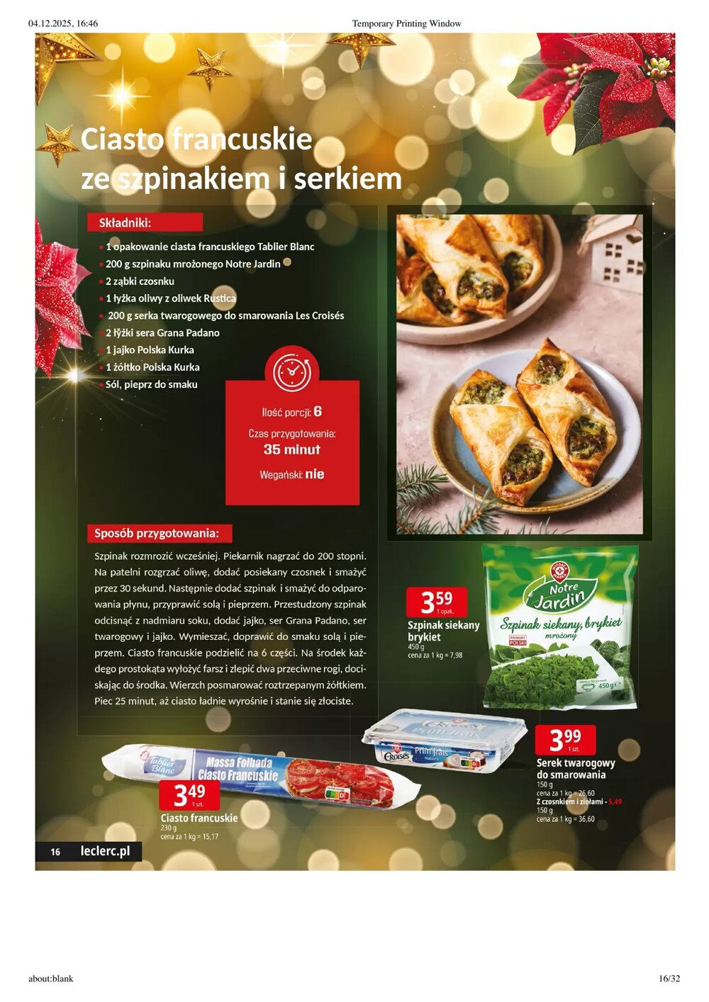 Gazetka promocyjna E.Leclerc  ważna od 09.12.2025 - Strona 16.