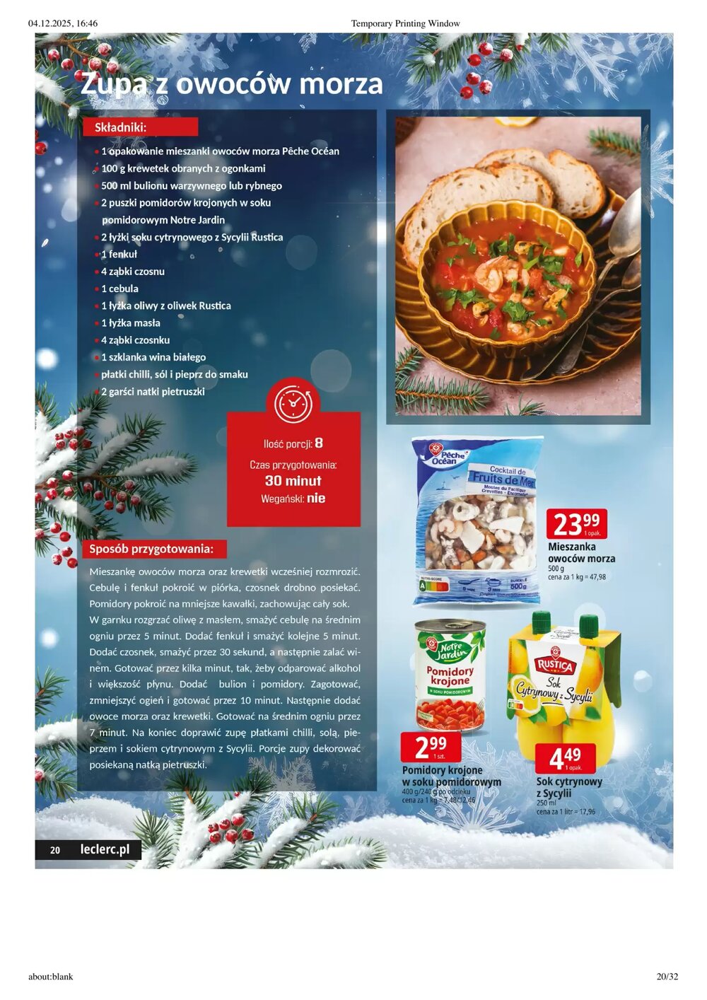 Gazetka promocyjna E.Leclerc  ważna od 09.12.2025 - Strona 20.