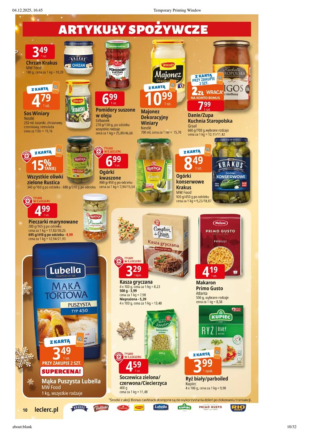 Gazetka promocyjna E.Leclerc  ważna od 09.12.2025 - Strona 10.