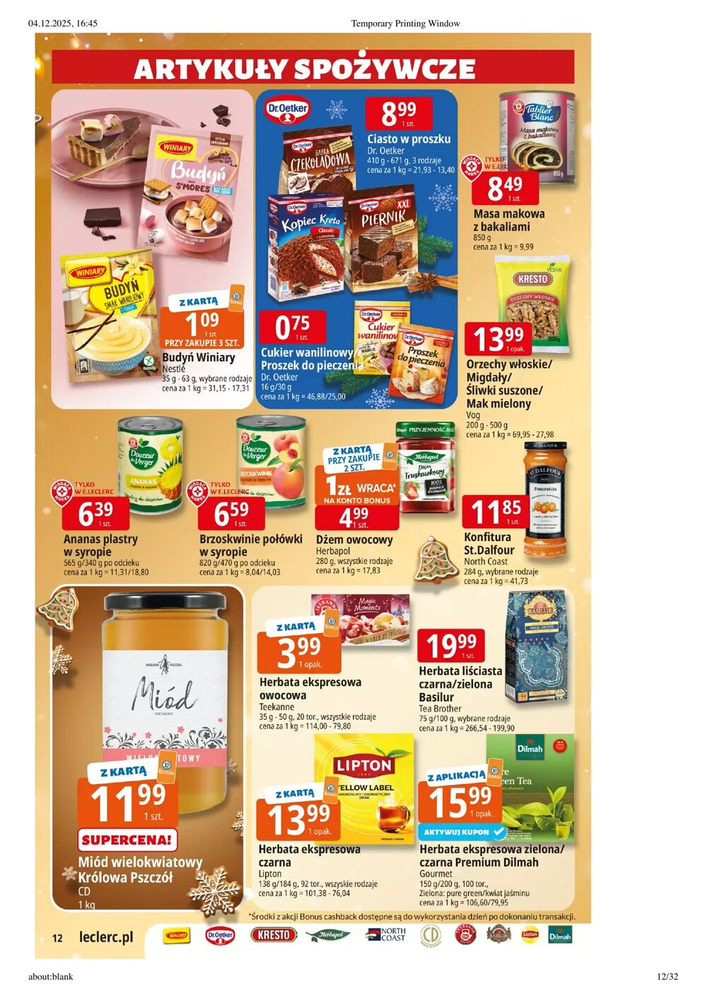 Gazetka promocyjna E.Leclerc  ważna od 09.12.2025 - Strona 12.