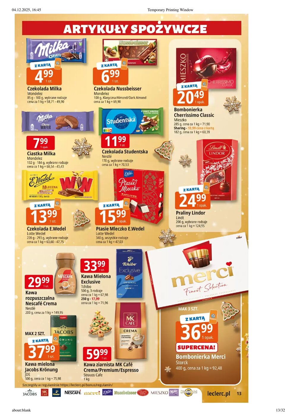 Gazetka promocyjna E.Leclerc  ważna od 09.12.2025 - Strona 13.